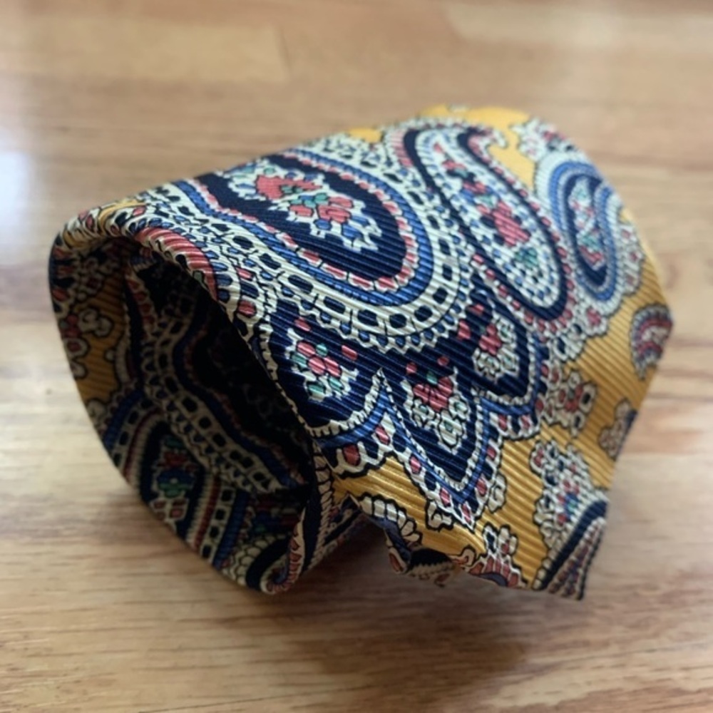 Faconnable Stunning Paisley Silk Tie
